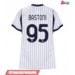 Lacne Ženy Futbalové dres Inter Milan Alessandro Bastoni #95 2026-27 Krátky Rukáv - Preč